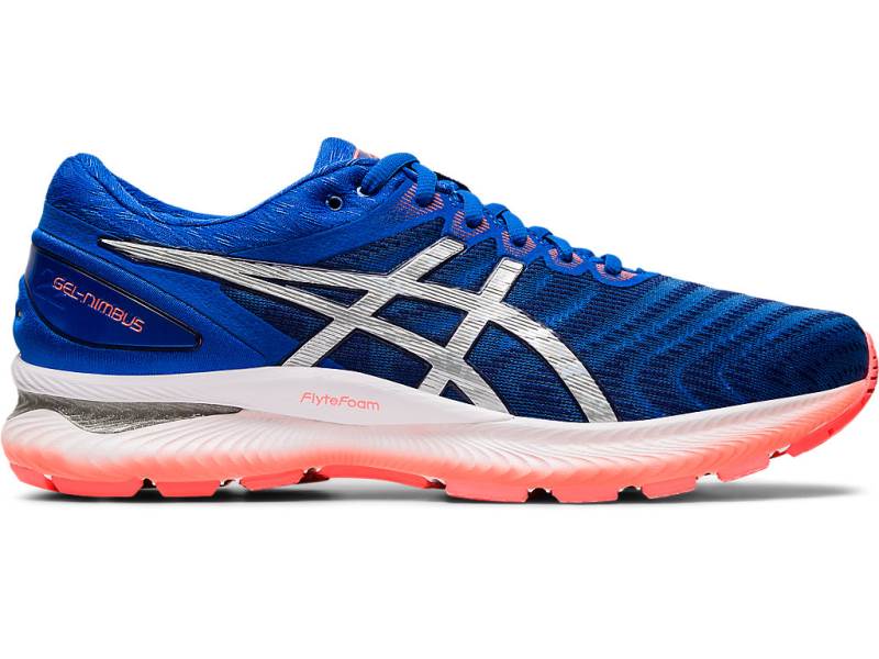 Sapatilhas Running Asics GEL-NIMBUS 22 Homem Azuis, 8896A355.592